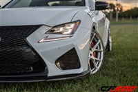 2015 - 2016 LEXUS RC F  RC-FR CARBON FIBER FRONT SPLITTER