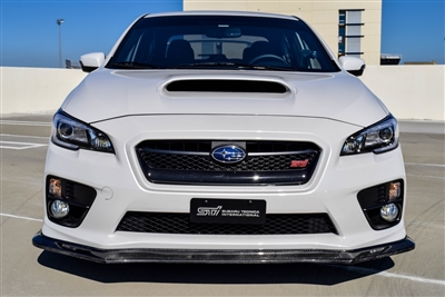 CF500 2015 AND UP SUBARU WRX STI CARBON FIBER FRONT SPLITTER