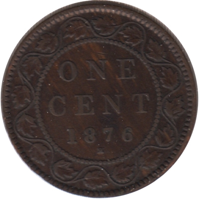 1876H Canada 1-cent Fine (F-12)