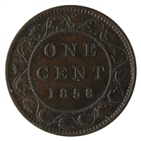 1858 Canada 1-cent Very Fine (VF-20) $