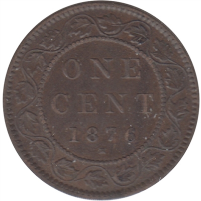 1876H Canada 1-cent Extra Fine (EF-40)