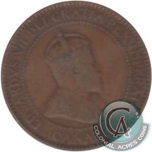 1909 Canada 1-cent Very Good (VG-8)
