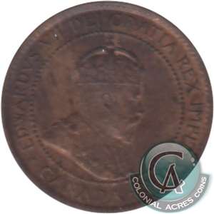 1905 Canada 1-cent AU-UNC (AU-55)