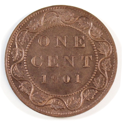 1901 Canada 1-cent Brilliant Uncirculated (MS-63) $