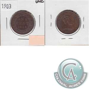 1903 Canada 1-cent Uncirculated (MS-60)