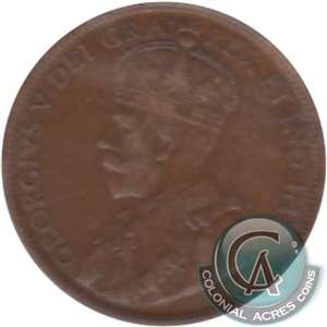 1917 Canada 1-cent Very Fine (VF-20)