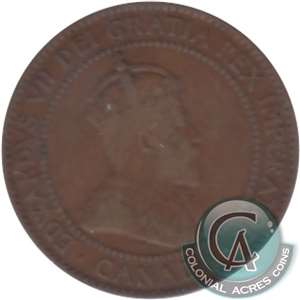 1910 Canada 1-cent Very Good (VG-8)