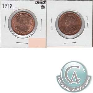 1919 Canada 1-cent Choice Brilliant Uncirculated (MS-64) $