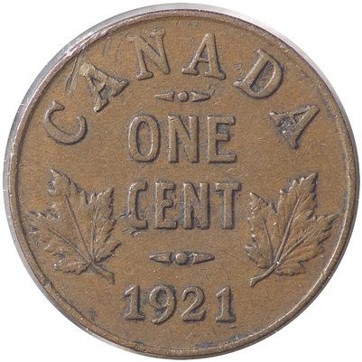 1921 Canada 1-cent Very Fine (VF-20)