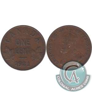 1921 Canada 1-cent VG-F (VG-10)