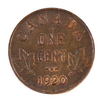 1920 Small Canada 1-cent Uncirculated (MS-60)