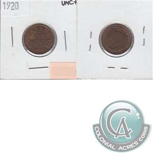 1920 Small Canada 1-cent UNC+ (MS-62)