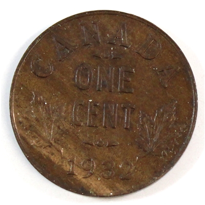 1932 Canada 1-cent AU-UNC (AU-55)