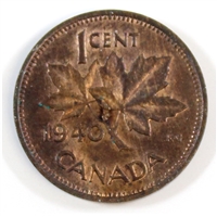 1940 Canada 1-cent AU-UNC (AU-55)