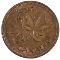 1941 Canada 1-cent Almost Uncirculated (AU-50)