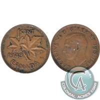 1943 Canada 1-cent Extra Fine (EF-40)