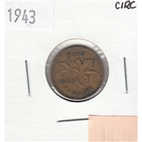 1943 Canada 1-cent Circulated