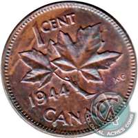 1944 Canada 1-cent Extra Fine (EF-40)