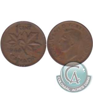 1944 Canada 1-cent Brilliant Uncirculated (MS-63) $