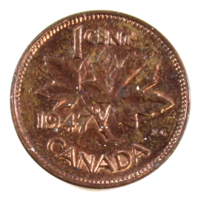 1947 Canada 1-cent Uncirculated (MS-60)
