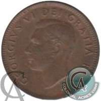 1950 Canada 1-cent Circulated