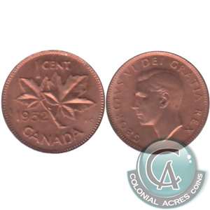 1952 Canada 1-cent Brilliant Uncirculated (MS-63)