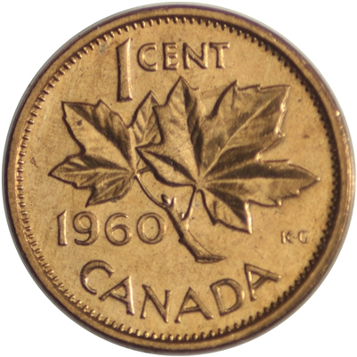 1960 Canada 1-cent Brilliant Uncirculated (MS-63)