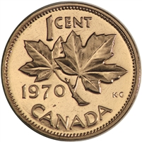 1970 Canada 1-cent Proof Like