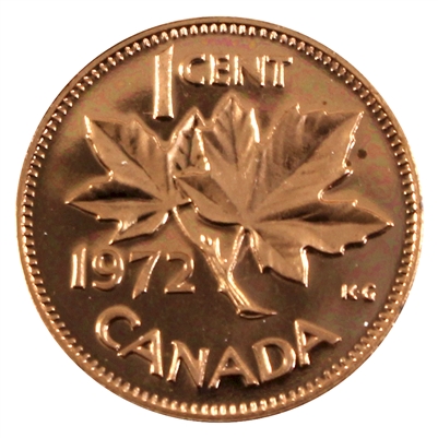 1972 Canada 1-cent Proof Like