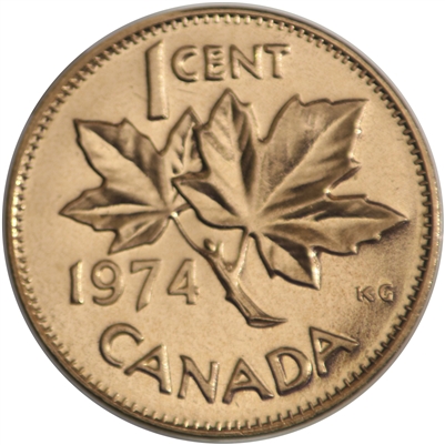 1974 Canada 1-cent Proof Like