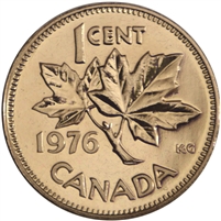 1976 Canada 1-cent Proof Like