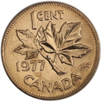 1977 Canada 1-cent Brilliant Uncirculated (MS-63)