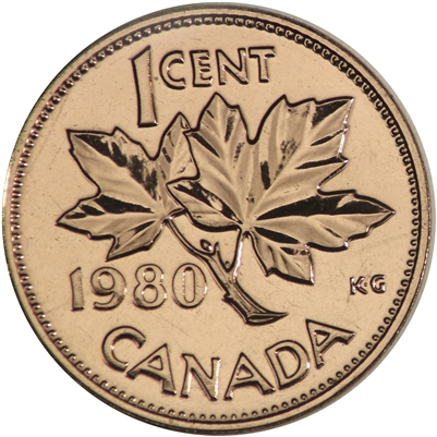 1980 Canada 1-cent Proof Like