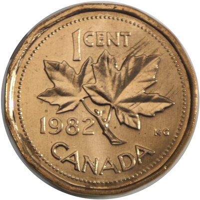 1982 Canada 1-cent Brilliant Uncirculated (MS-63)