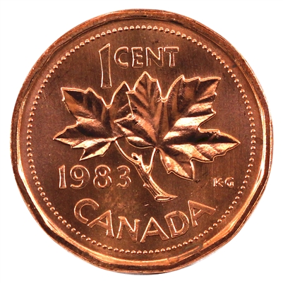 1983 Canada 1-cent Brilliant Uncirculated (MS-63)