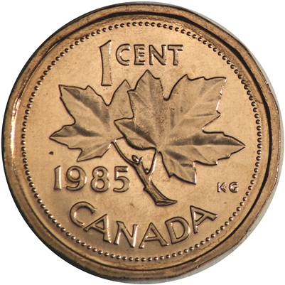 1985 Canada 1-cent Brilliant Uncirculated (MS-63)