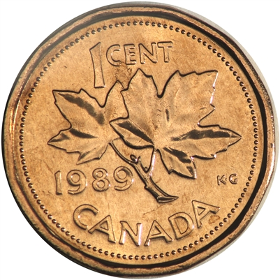 1989 Canada 1-cent Brilliant Uncirculated (MS-63)