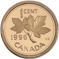 1996 Canada 1-cent Proof