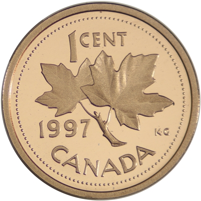 1997 Canada 1-cent Proof