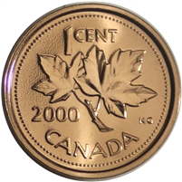 2000W Canada 1-cent Proof Like