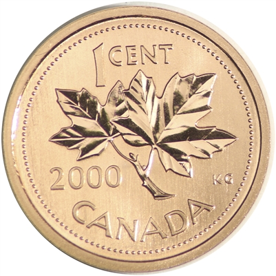 2000 Canada 1-cent Specimen