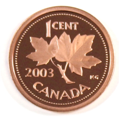 2003 Canada 1-cent Proof