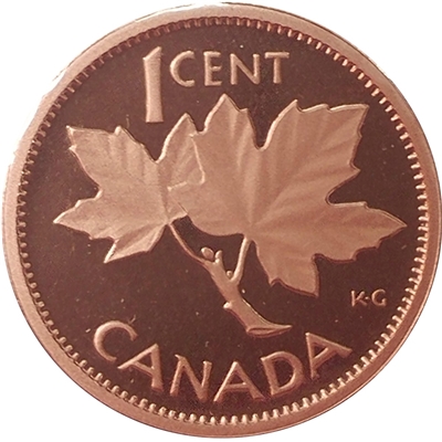 2003 Coronation (1953-2003) Canada 1-cent Proof