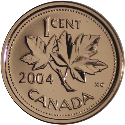2004P Canada 1-cent Proof Like