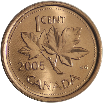 2005 Canada 1-cent Brilliant Uncirculated (MS-63)