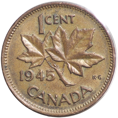 1945 Canada 1-cent VF-EF (VF-20)