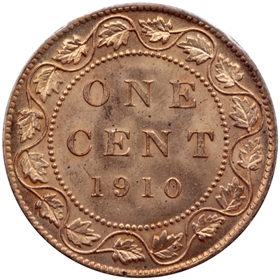1910 Canada 1-cent Gem Brilliant Uncirculated (MS-65) $