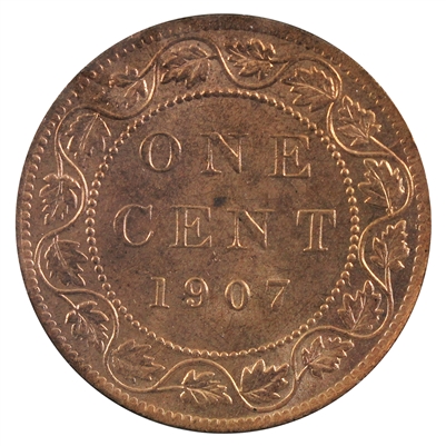 1907 Canada 1-cent Choice Brilliant Uncirculated (MS-64) $