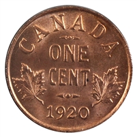 1920 Small Canada 1-cent Choice Brilliant Uncirculated (MS-64) $