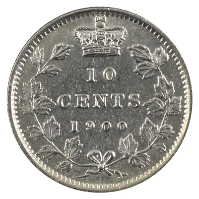 1900 Canada 10-cents EF-AU (EF-45) $